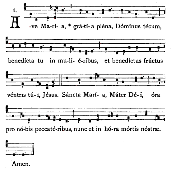 Ave Maria Gregorian Chant, 13KB
